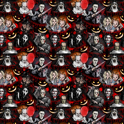 Halloween Horror Pattern Decal 12