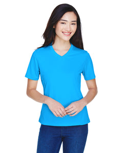 ALL OTHER COLORS Team 365 Ladies' Zone Performance V-Neck T-Shirt 100% Polyester DriFit