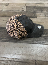 Load image into Gallery viewer, Cheetah with Black Denim Cap
