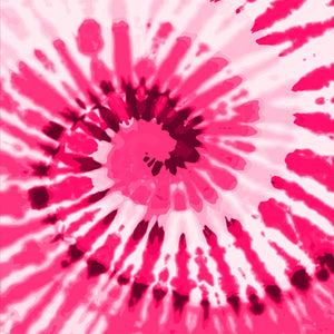 Tie Dye Pink White Pattern Decal 12" x 12" Sheet Waterproof - Gloss Finish