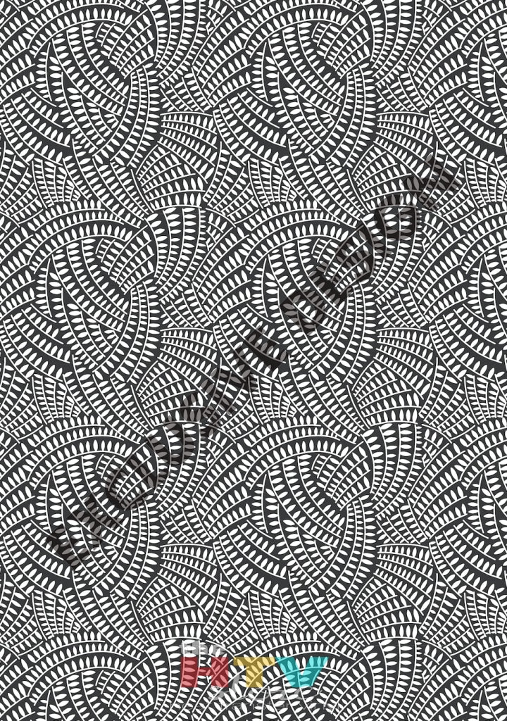 12 X 17 Black And White Abstract Pattern Htv Sheet