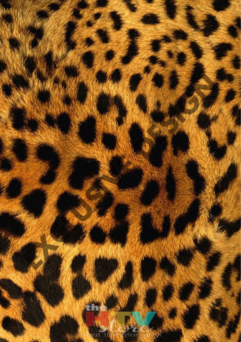 12 X 17 Cheetah Fur Pattern Htv Sheet