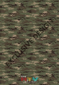 12 X 17 Digital Camo Camouflage New Pattern Htv Sheet