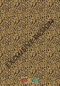 12 X 17 Large Cheetah Pattern Htv Sheet
