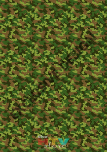 12 X 17 New Camo Camouflage 2 Pattern Htv Sheet