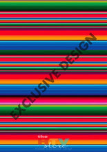Load image into Gallery viewer, 12 X 17 Serape Zarape Print Mexico Colorful Background Pattern Htv Sheet
