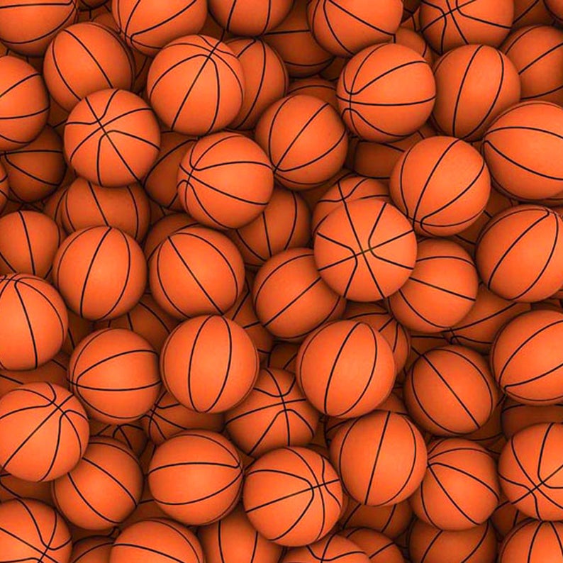 Basketball Pattern Decal 12