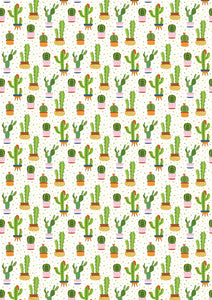 12" x 17" Cactus Pattern HTV Sheet - Heat Transfer Vinyl