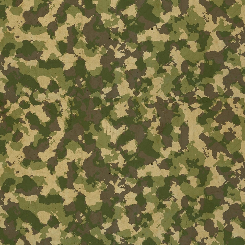 Camouflage Camo Modern Pattern Decal 12 x 12 Sheet Waterproof - Gloss  Finish