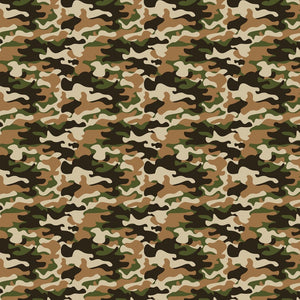Camouflage Camo Pattern Decal 12" x 12" Sheet Waterproof - Gloss Finish