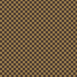 12" x 12" Checkered Brown Designer Decal Pattern Sheet Waterproof - Gloss Finish