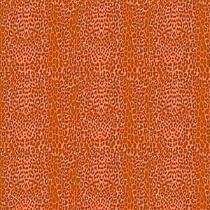 12" X 12" Cheetah Orange Pattern Decal Sheet Waterproof - Gloss Finish