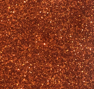 Copper Glitter HTV 12” x 19.5” Sheet - Heat Transfer Vinyl