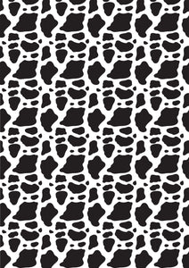 12" x 17" BRAND NEW Cow Print Pattern HTV Sheet - Cow Spots