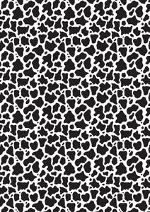 12" x 17" BRAND NEW Cow Print Small Pattern HTV Sheet - Cow Spots