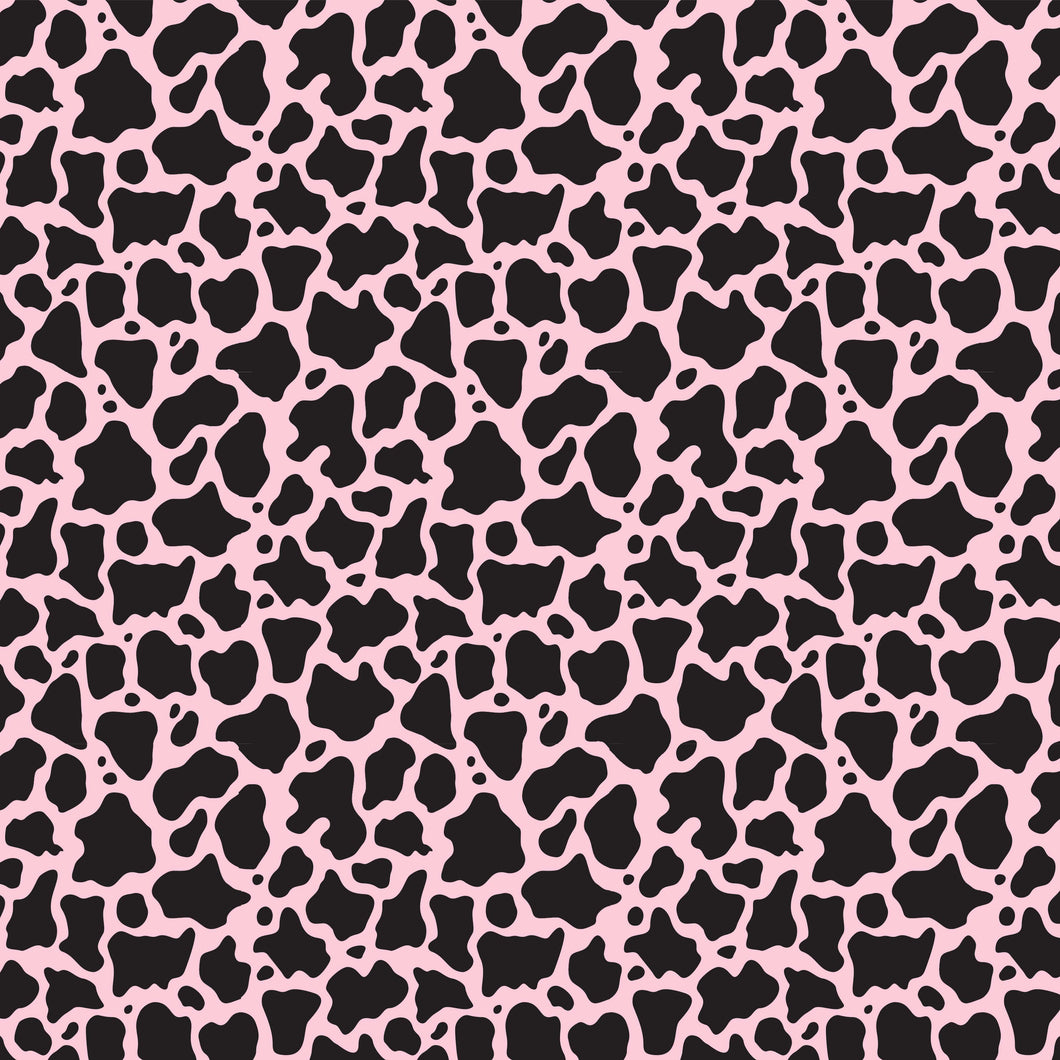 NEW Cow Animal Print Pink Pattern Decal 12