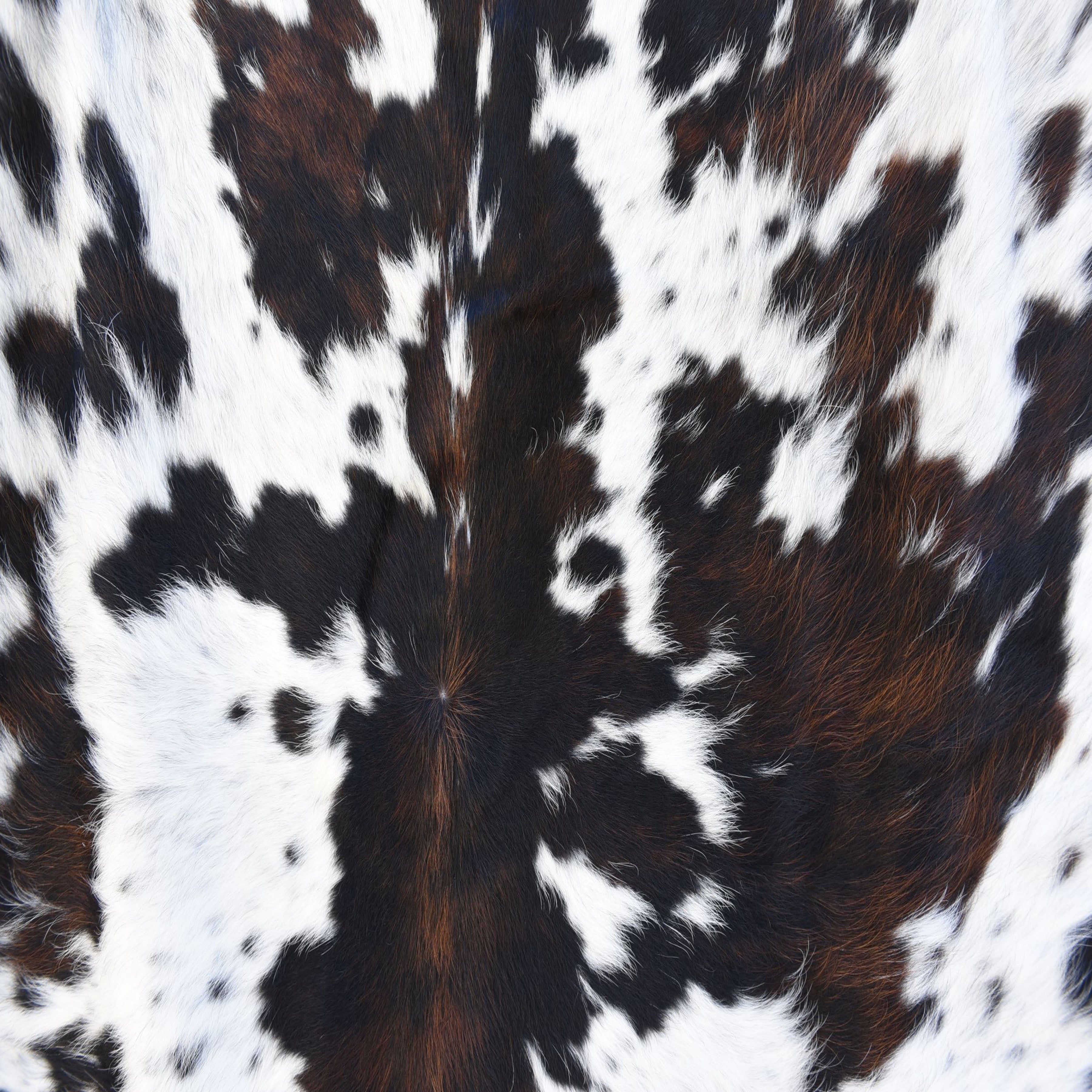 Cowhide Black Brown Decal Animal Print Pattern 12" x 12" Sheet Waterpr – HTV Store