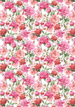 Load image into Gallery viewer, 12&quot; x 17&quot;  Flowers Floral Mother&#39;s Day Wedding Pattern HTV Sheet - Heat Transfer Vinyl