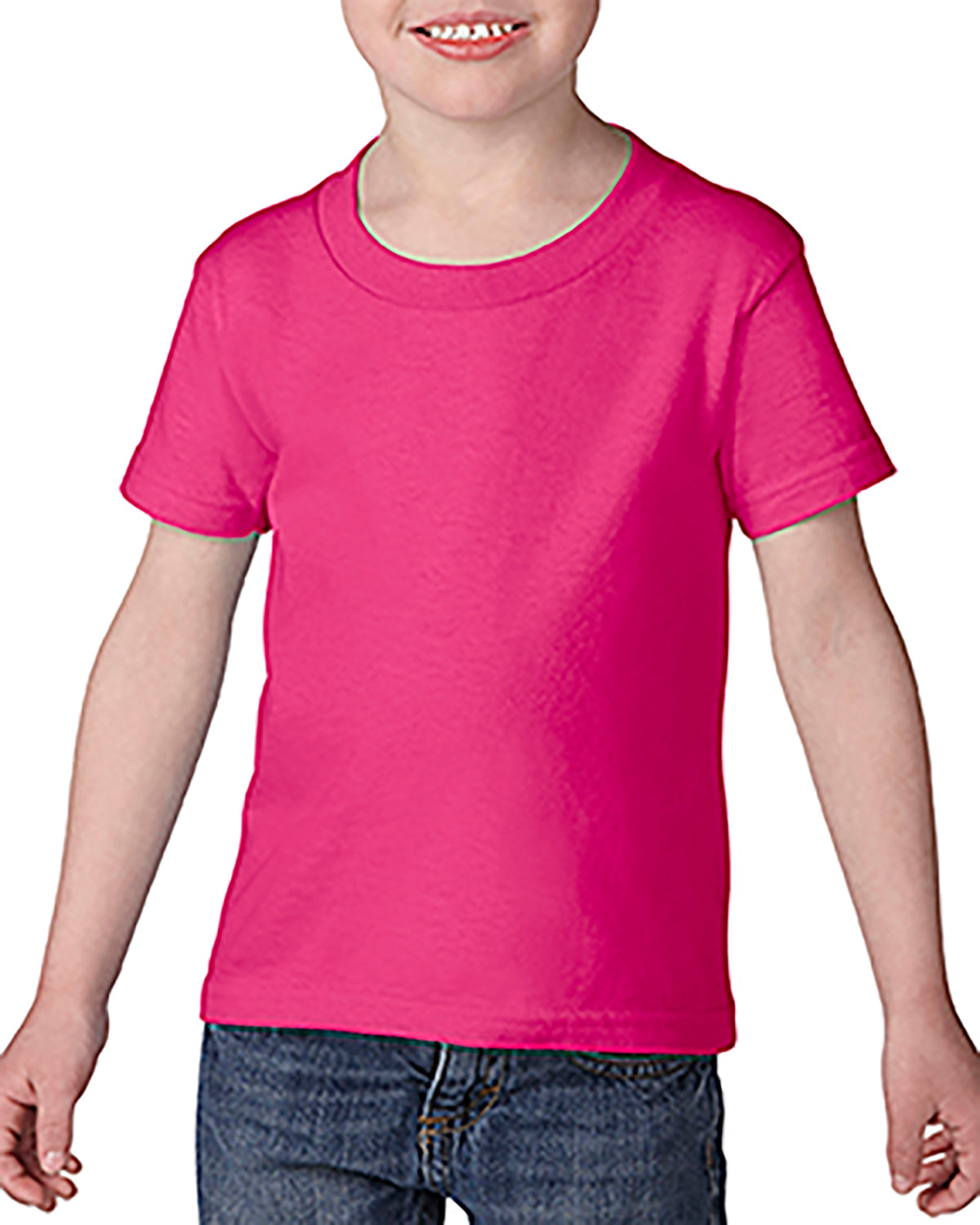 Gildan 65% Polyester/35% Cotton Shirt Pink / Small