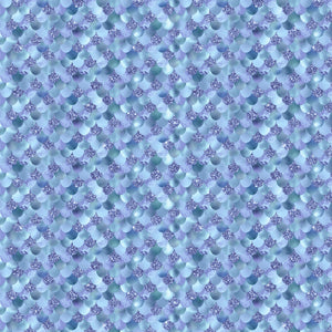 Blue Mermaid Scales Pattern Decal 12" x 12" Sheet Waterproof - Gloss Finish