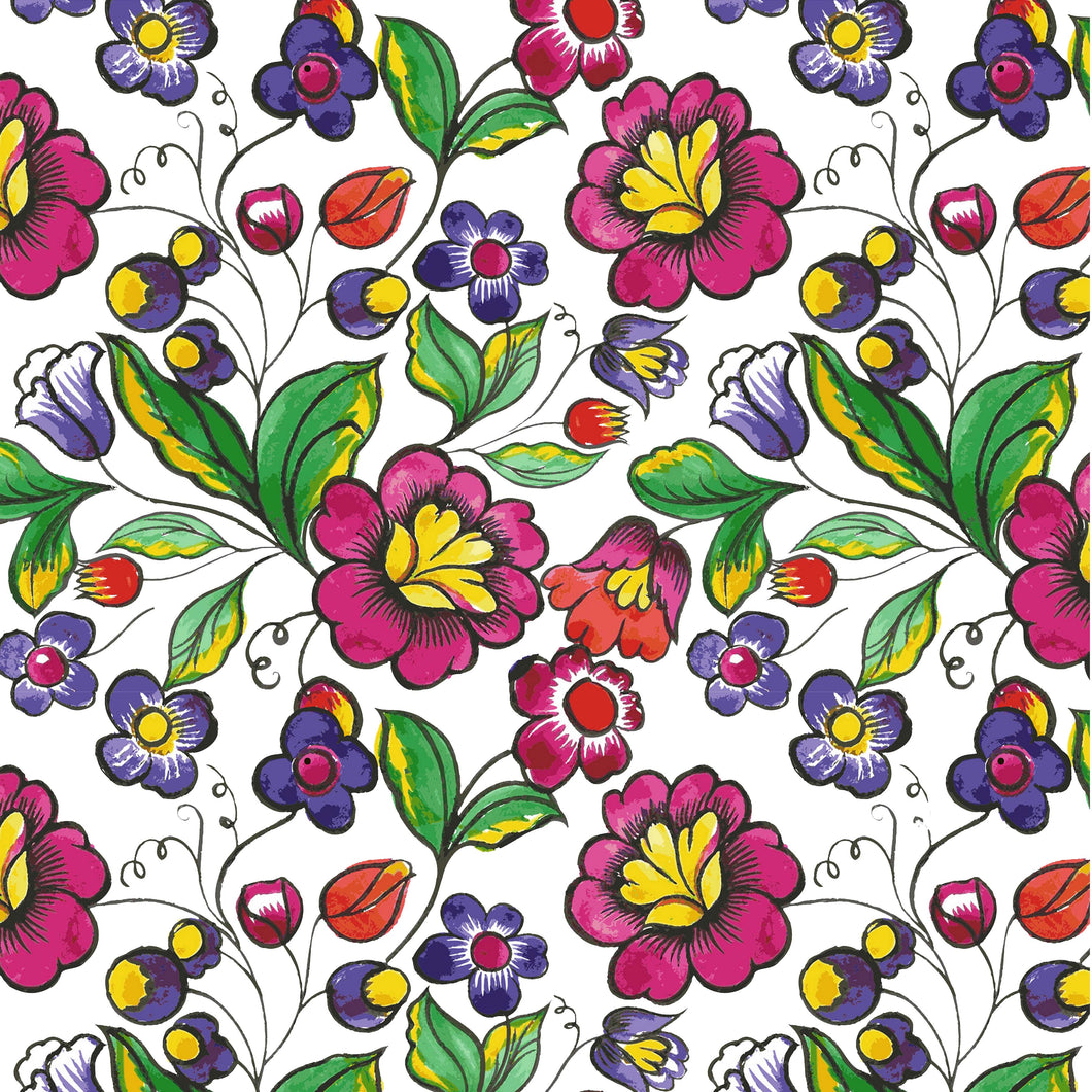 Mexican Flower Decal Vinyl Floral Pattern Decal 12