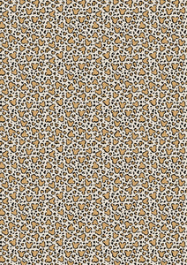 12" x 17" Mouse Cheetah Light Animal Print Leopard Mouse Ears Magical HTV Pattern HTV Sheet Black Printed Sheet - Heat Transfer Vinyl