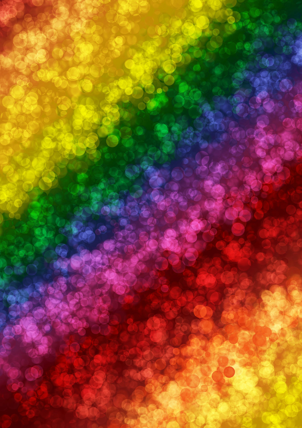 Multi Color Bubbles 1 Colorful Rainbow Pattern HTV 12