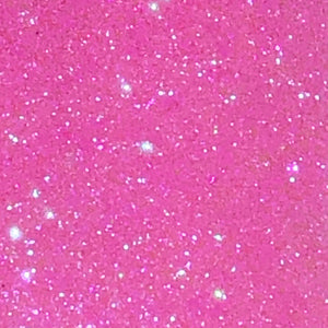 Neon Rainbow Pink Glitter HTV 12” x 19.5” Sheet - Heat Transfer Vinyl
