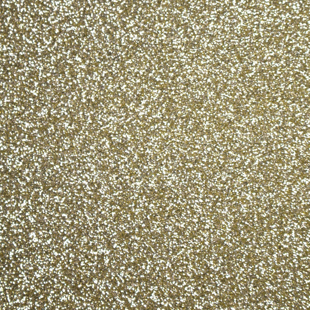 Pastel Gold Glitter HTV 12” x 19.5” Sheet - Heat Transfer Vinyl