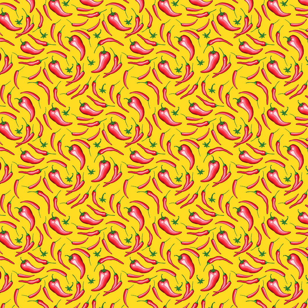 Peppers Yellow Pattern Decal 12