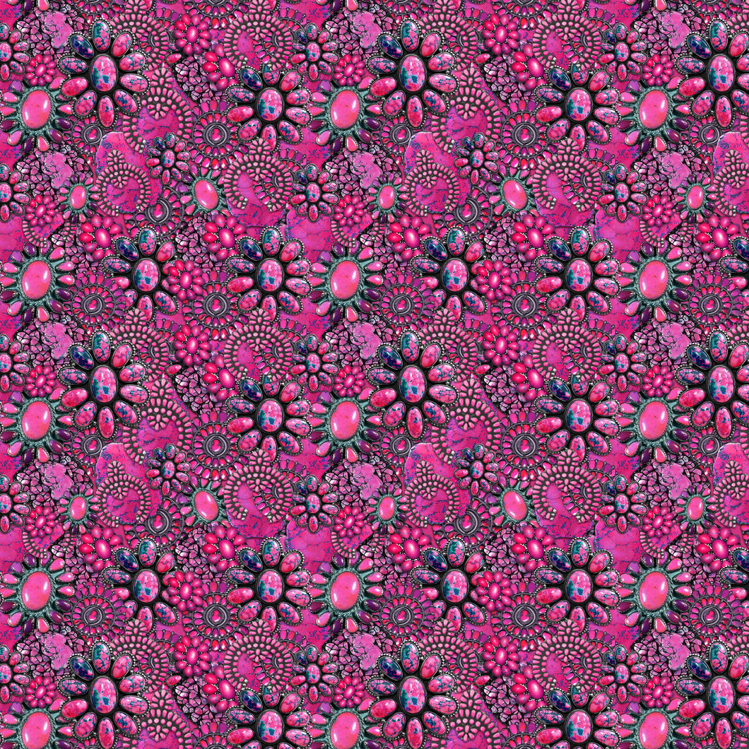Pink Stone Collage Pattern Decal 12