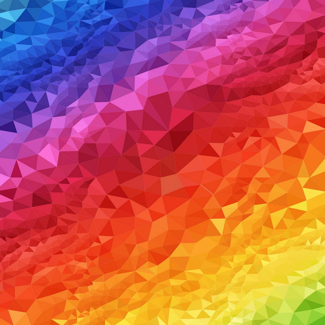 Rainbow Bright Crystal Pattern Decal 12