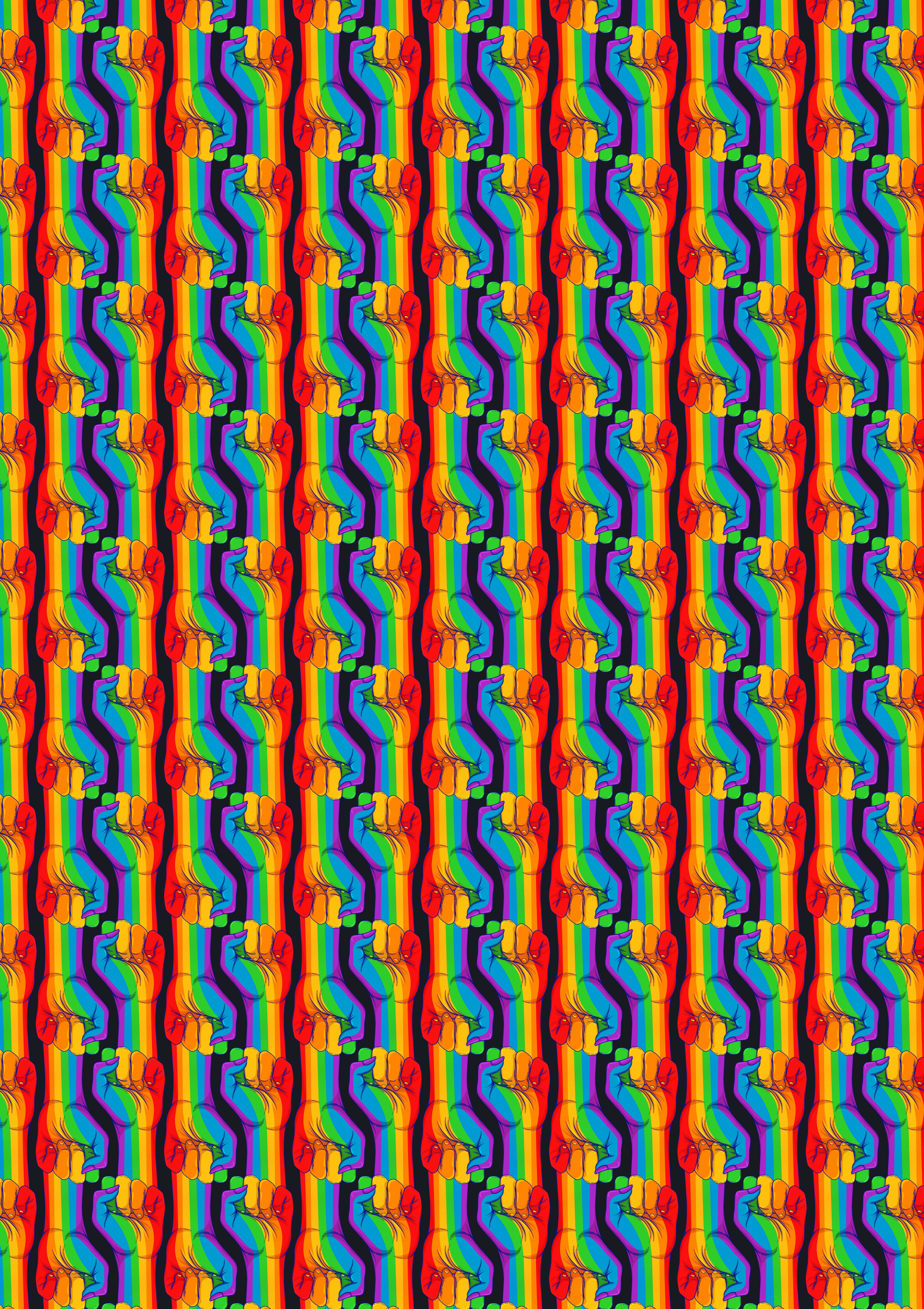 Stripes Rainbow Pride - HTV Pattern