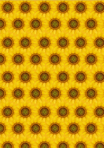12" x 17" Sunflowers Pattern HTV Sheet Heat Transfer Vinyl