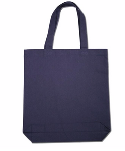 Canvas Tote Book Bag 15" x 16" with 3" Gusset (5 color variations)