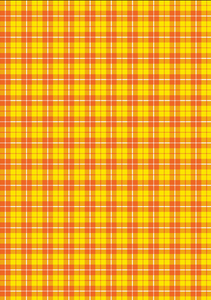 12" x 17" Fall Plaid Yellow Orange Preppy Pattern HTV - Heat Transfer Vinyl Sheet