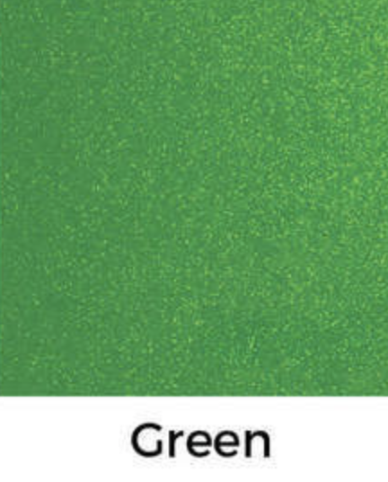Green Glitter Decal 12 X Decal