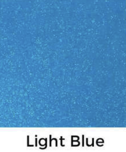 Light Blue Glitter Decal 12 X Decal