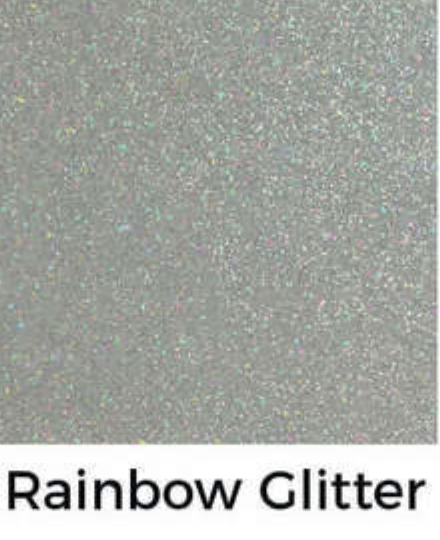 Rainbow Glitter Decal 12 X Decal