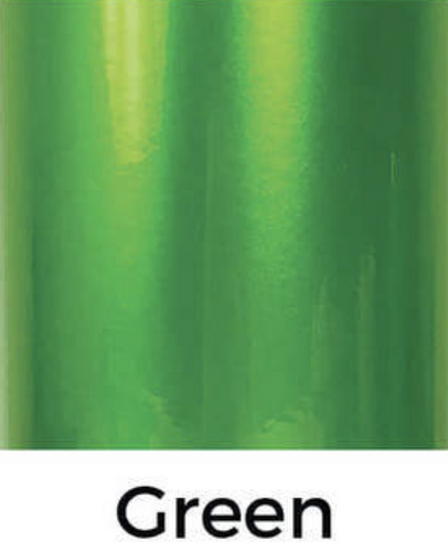 Green Metallic Glitter Decal 12 X Decal