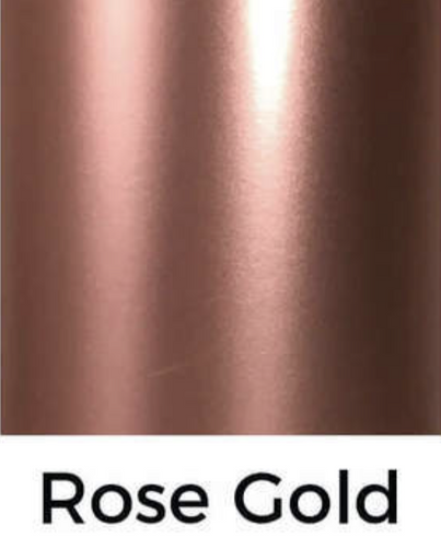Rose Gold Metallic Glitter Decal 12 X Decal