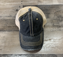 Load image into Gallery viewer, Denim And Beige Cap