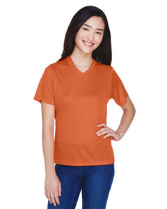 3XLARGE ALL OTHER COLORS Team 365 Ladies' Zone Performance V-Neck T-Shirt 100% Polyester DriFit