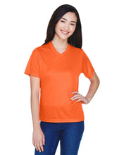 Load image into Gallery viewer, 3XLARGE ALL OTHER COLORS Team 365 Ladies&#39; Zone Performance V-Neck T-Shirt 100% Polyester DriFit
