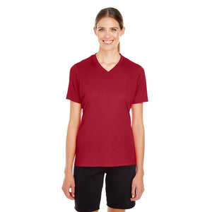 ALL OTHER COLORS Team 365 Ladies' Zone Performance V-Neck T-Shirt 100% Polyester DriFit