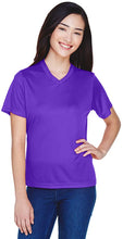 Load image into Gallery viewer, ALL OTHER COLORS Team 365 Ladies&#39; Zone Performance V-Neck T-Shirt 100% Polyester DriFit