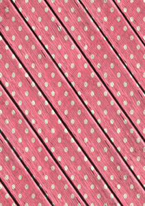 12" x 17 Dots on Pink Wood Valentine's Day Pattern HTV Sheet Heat Transfer Vinyl Iron on Valentine12