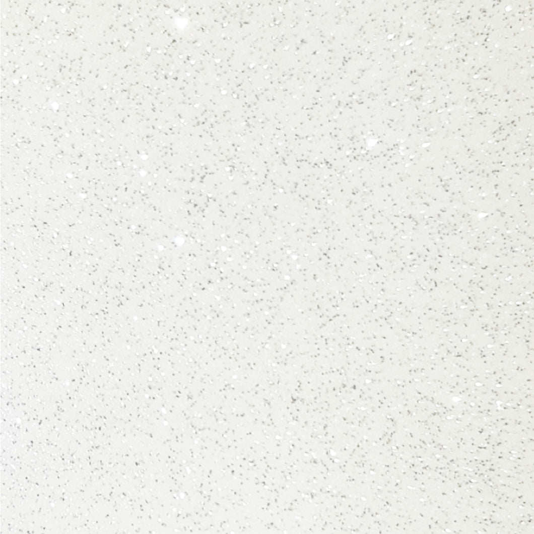 White Pearl Glitter Silver Specs HTV 12' X 19.5 Sheet - Heat