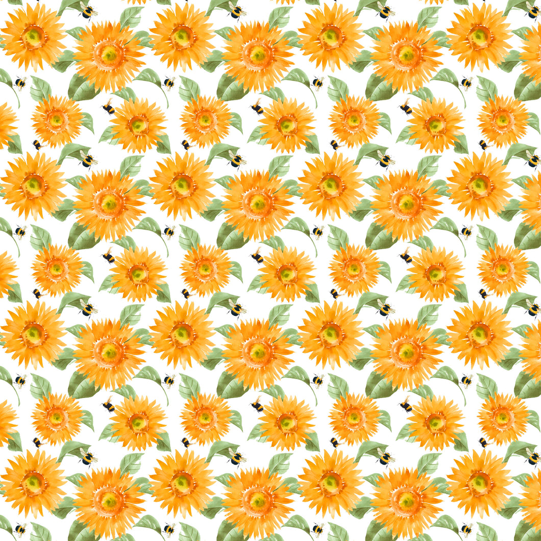 Yellow Flowers Floral Decal Flowers Pattern  12