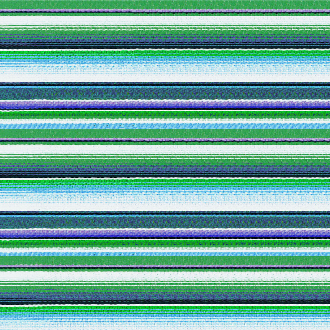 Zarape Green Blue Serape Pattern Decal 12